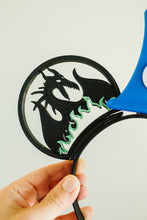 Load image into Gallery viewer, Fighting Dragons with You Ears Interchangeable Bundle (Ears/Bow/Headband)