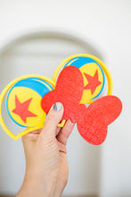Load image into Gallery viewer, Yellow Ball Fest Ears and Bow Only (No Headband)
