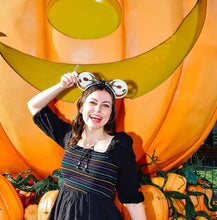 Load image into Gallery viewer, Pumpkin King Glow in the Dark Ears Interchangeable Bundle (Ears/Bow/Headband)