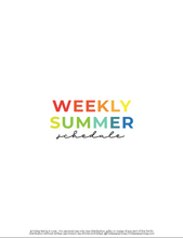 Load image into Gallery viewer, Summer Planner and Organizer