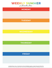 Load image into Gallery viewer, Summer Planner and Organizer