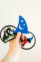 Load image into Gallery viewer, Fighting Dragons with You Ears, Bows Only (No Headband)