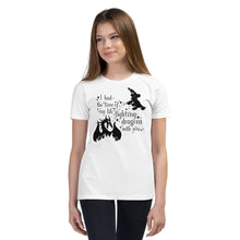 Load image into Gallery viewer, Time of My Life Fighting Dragons With You: Youth Short Sleeve T-Shirt